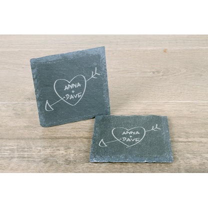 Slate coasters - Sold as a pair