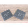 Slate coasters - Sold as a pair