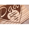 Bamboo Coaster, Perfect gift for Dad on Fathers Day