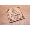 Bamboo Coaster, 'Only the best Dads' design