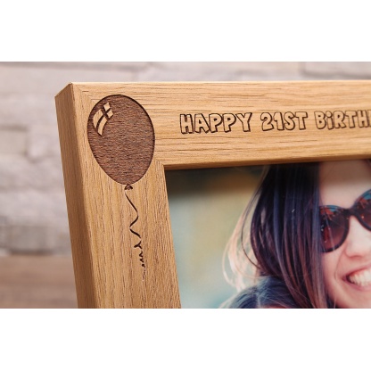 Personalised Birthday Photo frame - Personalised Birthday Design (EF42)