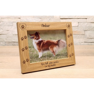 Personalised Photo frame - Personalised Pet frame - any animal (EF29)