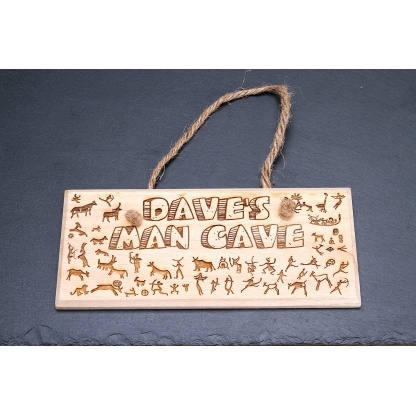 Wooden sign - Man Cave