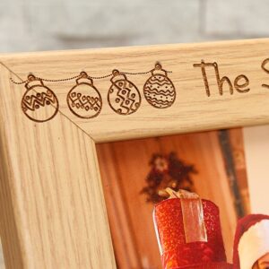 Personalised Photo Frame - Family Christmas (EF7)