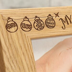 Personalised Photo Frame - My 1st Christmas (EF11)