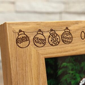 Personalised Photo frame - Our First Christmas as Mr & Mrs... (EF47)