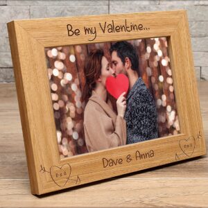 Personalised Valentines Photo frame - Be my Valentine (EF28)