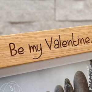 Personalised Valentines Photo frame - Be my Valentine (EF28)