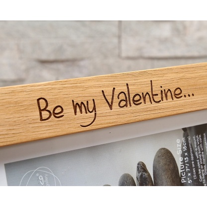Personalised Valentines Photo frame - Be my Valentine (EF28)
