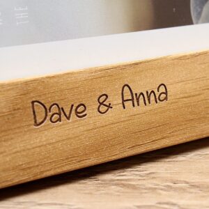 Personalised Photo frame - Me + U = Heart (EF33)