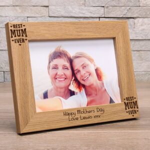 Personalised Photo Frame - "Best Mum Ever" (EF43)
