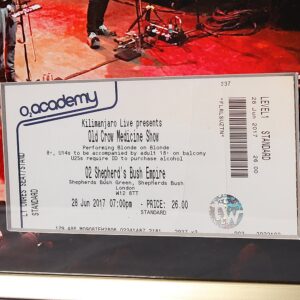 Ticket frame - 15x10
