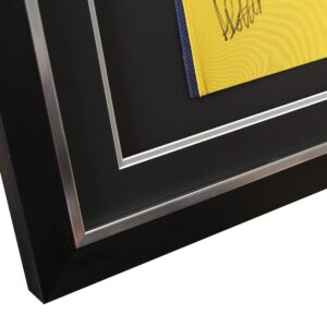 Framed Football Shirt finished framed shirt ready to hang