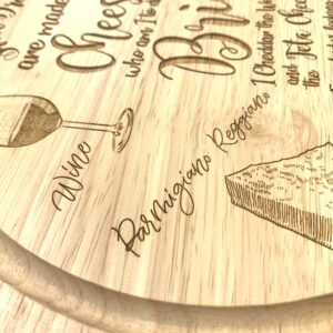 Cheese Board - Sweet Dreams Are Made of Cheese - Ideal Christmas gift, Wedding Gift, Anniversary Gift, Birthday Present, Retirement gift
