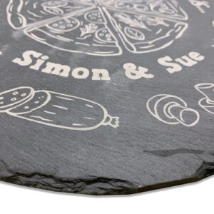 Pizza Board, Personalised Pizza Board, Slate Pizza Board, Chef Gift, Pizza Gift, Pizza Platter Serving Tray