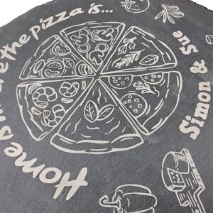 Pizza Board, Personalised Pizza Board, Slate Pizza Board, Chef Gift, Pizza Gift, Pizza Platter Serving Tray