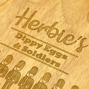 Personalised egg and soldiers board, perfect gift idea and making breakfast fun. Ideal gift for Mothers & Fathers Day, Birthday, Easter