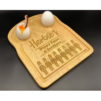 Personalised egg and soldiers board, perfect gift idea and making breakfast fun. Ideal gift for Mothers & Fathers Day, Birthday, Easter