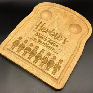 Personalised egg and soldiers board, perfect gift idea and making breakfast fun. Ideal gift for Mothers & Fathers Day, Birthday, Easter