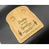 Personalised egg and soldiers board, 'Daddy your a good egg' perfect gift idea for father's day