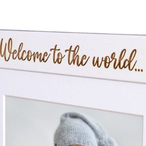 Personalised baby frame, Multi Aperture Photo Frames - Newborn baby - Laser etched personalisation - available in 6 colours and 4 layouts