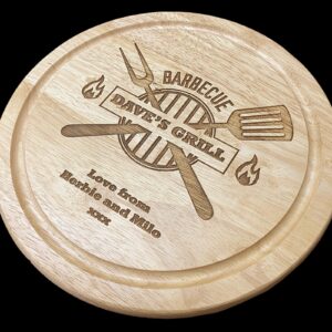Personalised Dad Gift, Dad's Grill, Chopping Board, Personalised Cheese Board, Bbq King, Fathers Day