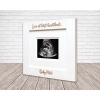 Baby Scan Picture Frame, New Dad Gift, Baby Shower Gift, Baby Reveal, Single Aperture - available in 6 colours - Single Image Version - BF2