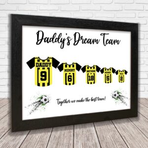 Football Gift perfect for Dad, Personalised Gift for Dad, Custom Football Gift, Birthday Gift for Dad, Christmas Gift for Dad, Football Club