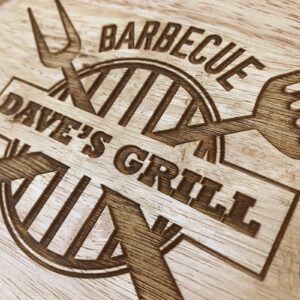 Personalised Dad Gift, Dad's Grill, Chopping Board, Personalised Cheese Board, Bbq King, Fathers Day
