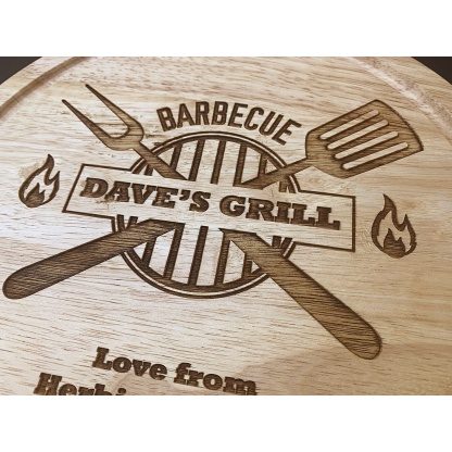 Personalised Dad Gift, Dad's Grill, Chopping Board, Personalised Cheese Board, Bbq King, Fathers Day