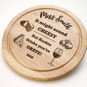 Cheese Board - You are Grate...I know its Cheesy... Perfect Teachers Gift