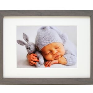 Picture Frames A2, A3, A4, A5, A6 - Grey / Black / White / Oak Effect - Photo Frames - Mount Options - Free Delivery