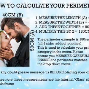 Made To Measure Mounts (Please Read Description Boxes before ordering - The Perimeter is ALL 4 sides added together)