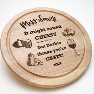 Cheese Board - You are Grate...I know its Cheesy... Perfect Teachers Gift