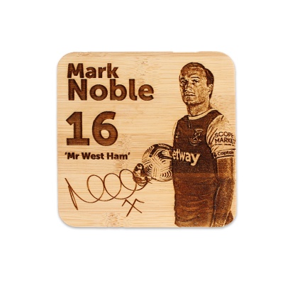 Mark Noble Bamboo coaster | 'Mr West Ham' | Number 16