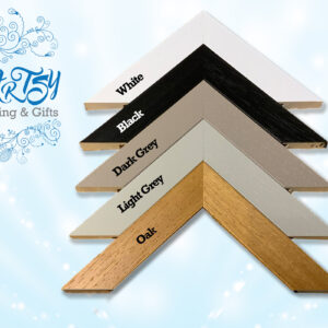 Multi Aperture Photo Frame. Holds Five 6x4 Photos. 40x30cm. Portrait and Landscape. Laser etched personalisation available - AFG21