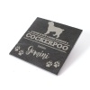 Personalised Dog Lover Dog Owner Slate Coaster | Dog Gift Customised | Cockapoo Breed | Paw Prints | Christmas | New Pet Puppy