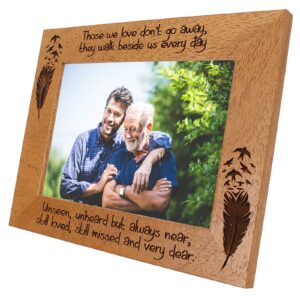 Personalised Memorial photo frame, Memorial Frame - Portrait or landscape - 6 colours available and 12 sizes (EF15)