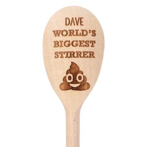 Personalised Wooden Spoon - 7 designs to choose from plus a create your own design
