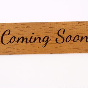 Personalised Baby Scan Photo Frame - Baby Scan - Birth announcement - Coming Soon - 6 colours available and 12 sizes - real wood (EF46)