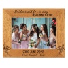 Bridesmaid gift, Personalised Photo Frame - Wedding - Bridesmaid - Maid of honour - best friend - 6 colours - 12 sizes (EF17)