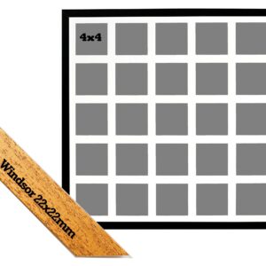 Multi Aperture Photo Frame. Holds 25 4x4" Photos. 60x60cm. Portrait and Landscape. Laser etched personalisation available - AFG2