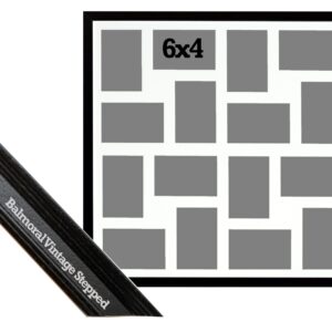 Multi Aperture Photo Frame that holds 16 6x4" Photos. 60x60cm. Laser etched personalisation available - AFG6