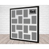 Multi Aperture Photo Frame that holds 16 6x4" Photos. 60x60cm. Laser etched personalisation available - AFG6