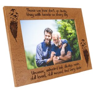 Personalised Memorial photo frame, Memorial Frame - Portrait or landscape - 6 colours available and 12 sizes (EF15)