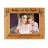 Personalised Mother of the bride Photo Frame - Wedding - Portrait or landscape - 6 colours available and 12 sizes (EF45)