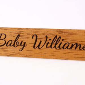 Personalised Baby Scan Photo Frame. Coming soon photo frame, Birth announcement frame, 6 colours available and 12 sizes real wood (EF27)