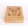 Personalised Wine Sommelier Set Kit, Wine Lovers Bamboo Cork Screw, Stopper & Box Set
