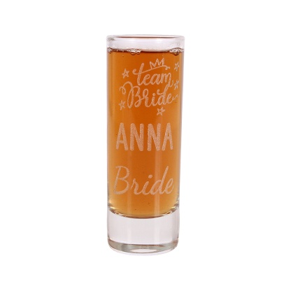 Personalised Shot Glass 6cl, Perfect For Any Occasion, Birthday, Wedding Favours, Housewarming, Bar Gift. 8 designs or design your own