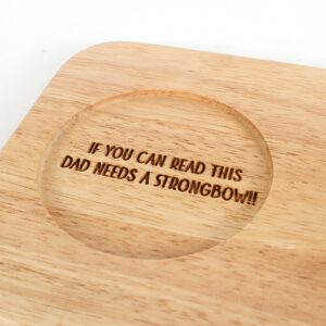 Personalised tea and biscuit board, Fathers Day Gift, Birthday gift, personalised serving board, Tea and Biscuit board Gift for Grandparent
